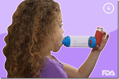 uso inhaladores con camara en el asma
